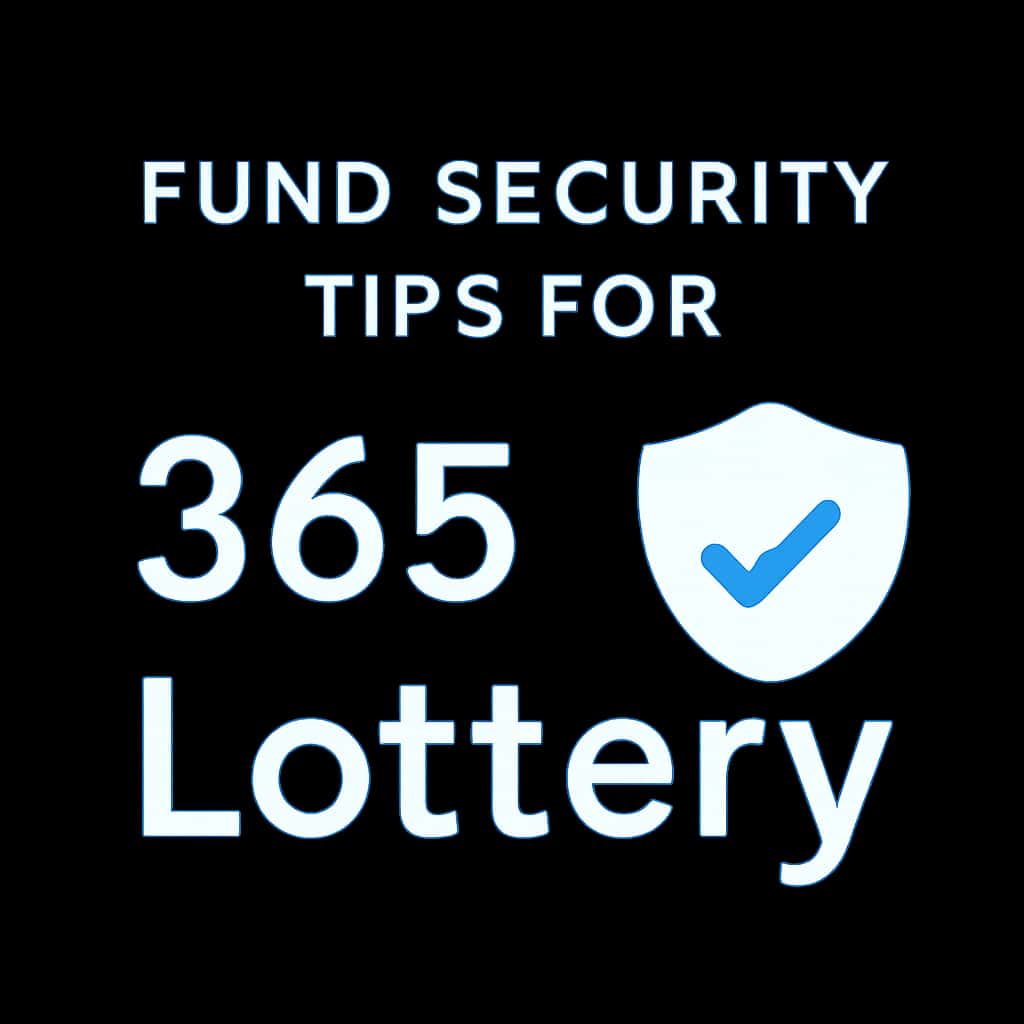 A simple badge symbolizing security tips for 365 Lottery.