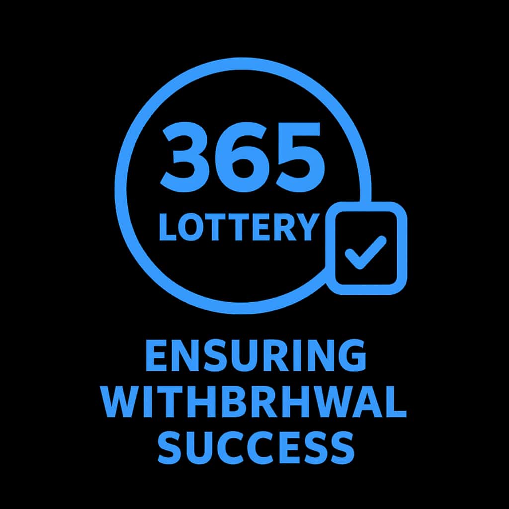 An icon representing guidance for 365 Lottery withdrawals.